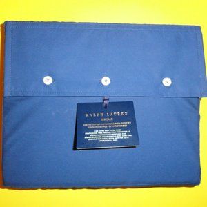 Ralph Lauren, King Size Fitted Sheet, Organic Cotton NEW 1-piece Navy blue, H152